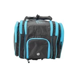 JOOLA Tour Elite Pro Pickleball Duffle Bag - Black / Light Blue -Tennis Shop 18586c