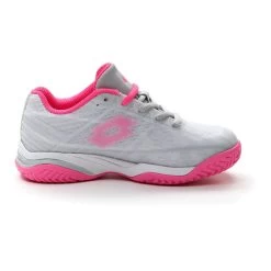 Lotto Mirage 300 All Court (Junior's) - Vapor Gray/Vivid Fuchsia/Cool Gray -Tennis Shop 210746 8T2 01