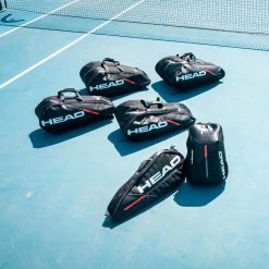Head Tour Team 9R Supercombi - Black/Orange -Tennis Shop 283432 6