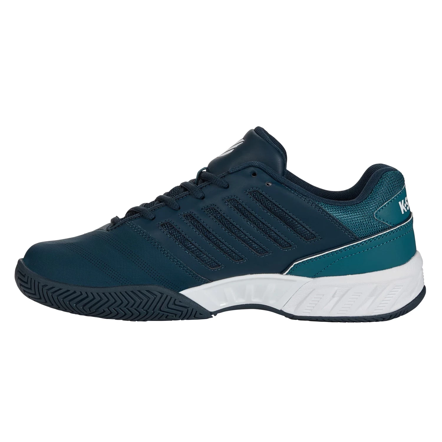 K-Swiss Bigshot Light 4 (Men's) - Reflecting Pond/Colonial Blue/White 2 K-Swiss Bigshot Light 4 (Men's) - Reflecting Pond/Colonial Blue/White - Image 2