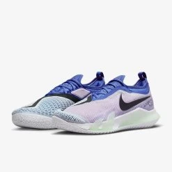 Nike Court React Vapor NXT (Women's) - Medium Blue/Doll/Barely Green/Black -Tennis Shop CV0742 401e
