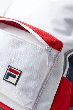 Fila Mini Backpack - White/Navy/Red -Tennis Shop FILA COM XLarge LA171J77 102 03 e