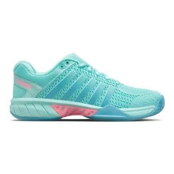 K-Swiss Express Light Pickleball (Women's) - Aruba Blue/Maui Blue/Neon Pink