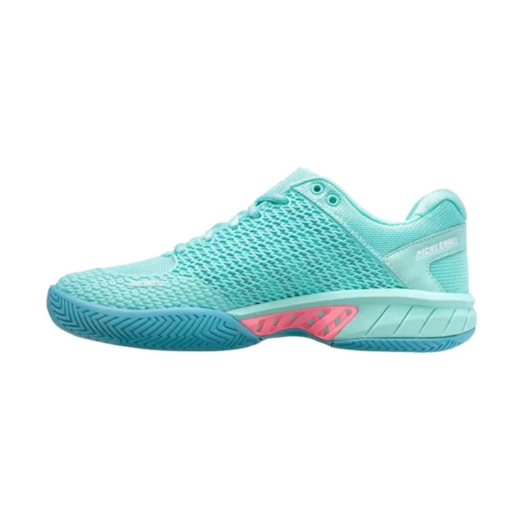 K-Swiss Express Light Pickleball (Women's) - Aruba Blue/Maui Blue/Neon Pink 2 K-Swiss Express Light Pickleball (Women's) - Aruba Blue/Maui Blue/Neon Pink - Image 2