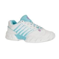 K-Swiss Bigshot Light 4 (Women's) - Brilliant White/Angel Blue/Sheer Lilac -Tennis Shop K96989 190d