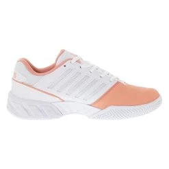 K-Swiss Bigshot Light 4 (Women's) - Peach Amber/White/Asphalt -Tennis Shop K96989 683 A