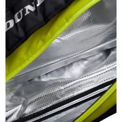 Dunlop SX Performance 8 Pack Thermo Bag - Black/Yellow -Tennis Shop SX Perf 8Packc