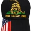 Gadsden Don't Tread On Me Flag On Bill Cotton Cap