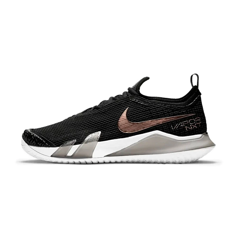 Nike Court React Vapor NXT (Women's) - Black/Metallic Red Bronze/White 2 Nike Court React Vapor NXT (Women's) - Black/Metallic Red Bronze/White - Image 2