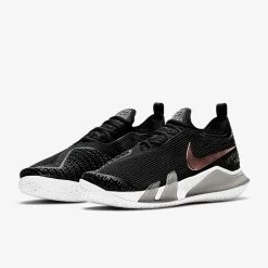 Nike Court React Vapor NXT (Women's) - Black/Metallic Red Bronze/White 9 Nike Court React Vapor NXT (Women's) - Black/Metallic Red Bronze/White -Tennis Shop W CV0742 002 5