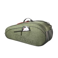 Wilson Team 6 Pack Bag - Heather Green -Tennis Shop WR8022701 4 Team 6PK Heather GR.png.high res