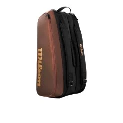 Wilson Pro Staff V14 Super Tour 9 Pack Bag - Desert Bronze -Tennis Shop WR8024501 2 Super Tour Pro Staff V14 9PK Rust.png.high res