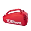 Wilson Super Tour 15 Pack Tennis Bag - Red