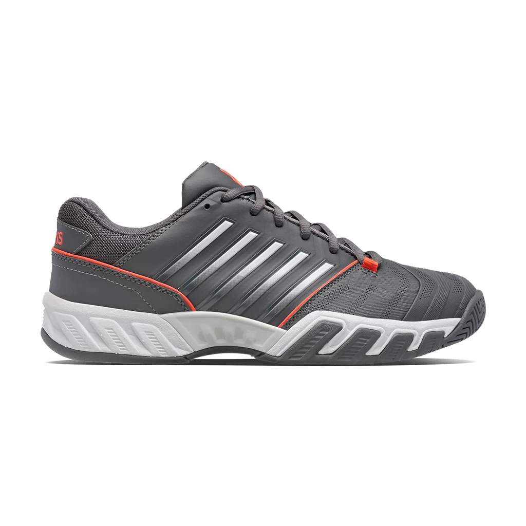 K-Swiss Bigshot Light 4 (Men's) - Asphalt/White/Spicy Orange (Available Size: 8-12) 1 K-Swiss Bigshot Light 4 (Men's) - Asphalt/White/Spicy Orange (Available Size: 8-12)